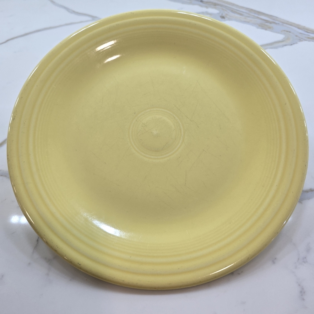 EUC Fiesta Classic Rim 10 1/2 Inch Dinner Plate